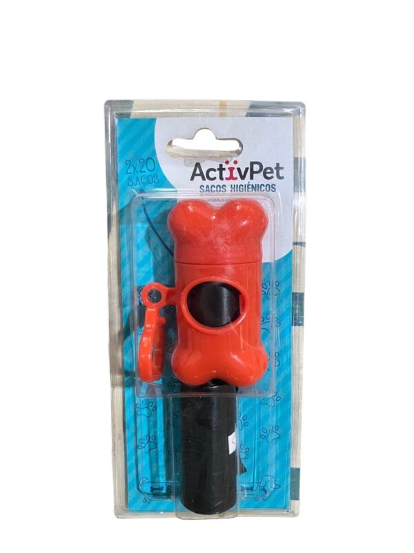 Dispensador e Sacos para Dejectos ActivPet 2 x 20 sacos